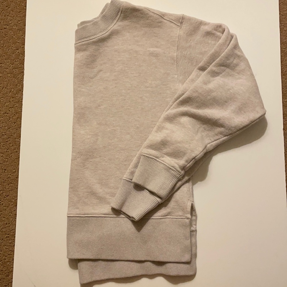 Zella Split Side Crewneck Pullover Size S